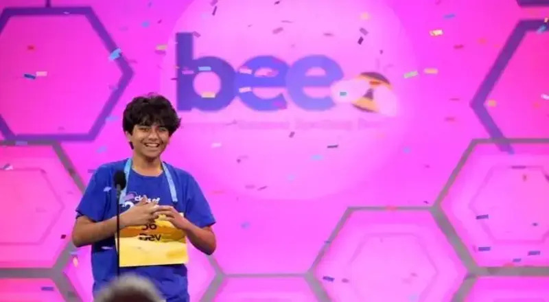 ‘ஸ்கிரிப்ஸ் நேஷனல் ஸ்பெல்லிங் பீ’ சாம்பியனாக இந்திய-அமெரிக்க எட்டாம் வகுப்பு மாணவர்