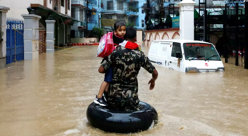 நேபாளத்தில் கனமழை: பலர் உயிரிழப்பு!  28 பேரை காணவில்லை