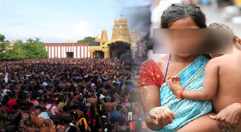 நல்லூர் தேர்த் திருவிழாவில் யாசகம் பெற பெற்றோர்களுடன் வந்த குழந்தை மாயம்!
