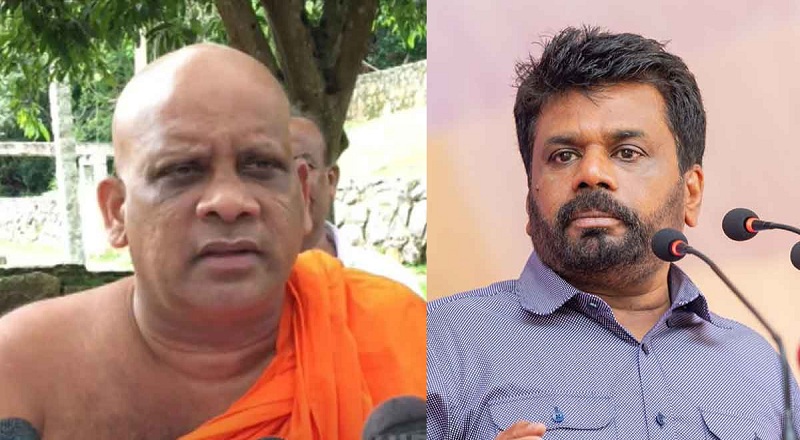 அனுர குமார திஸாநாயக்க மீது குற்றம்சாட்டும் தேரர்!