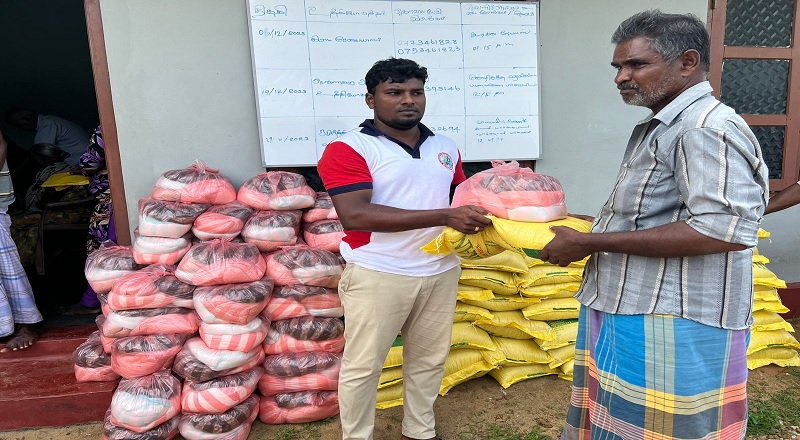 முல்லைத்தீவு-கள்ளப்பாடு பகுதிக்கு உதவிய ஜீவ ஊற்று அன்பின் கரம் அமைப்பு