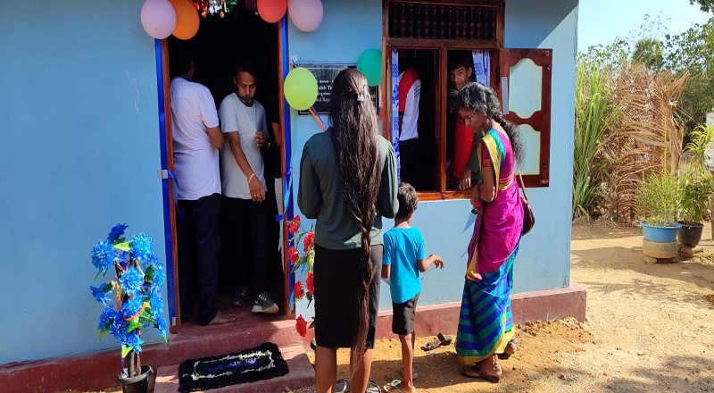 கிளிநொச்சி இரணைமடு பகுதியில் ஜீவ ஊற்று அன்பின் கரம் அமைப்பின் 118 ஆவது இல்லம் கையளிப்பு!