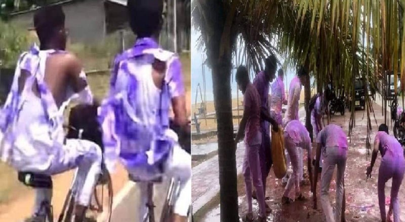 பாடசாலை மாணவர்களின் மோசமான செயற்பாடு!