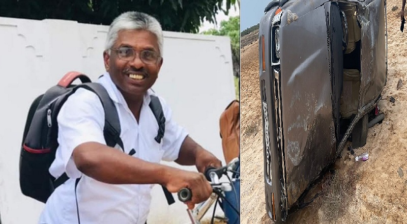 கிளிநொச்சியில் இடம்பெற்ற கோர விபத்தில் குடும்பஸ்தர் பலி!