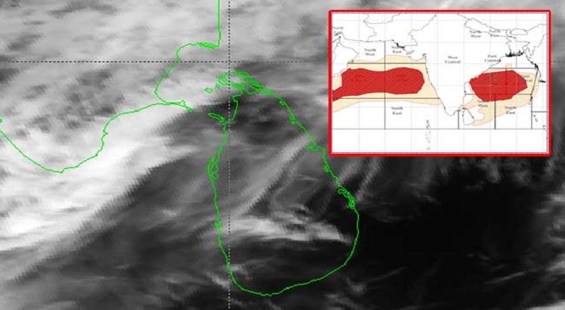 இலங்கையின் பல பகுதிகளுக்கு சிவப்பு எச்சரிக்கை விடுப்பு!