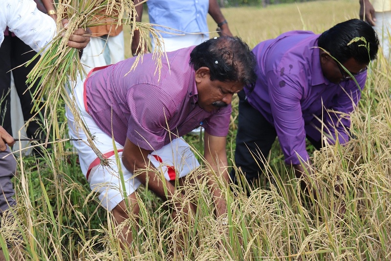 பசுமை புரட்சி திட்ட குழுவோடு அரசாங்கத்தின் அபிவிருத்தி கடற் றொழில் அமைச்சர் ராமலிங்கம் சந்திரசேகர்