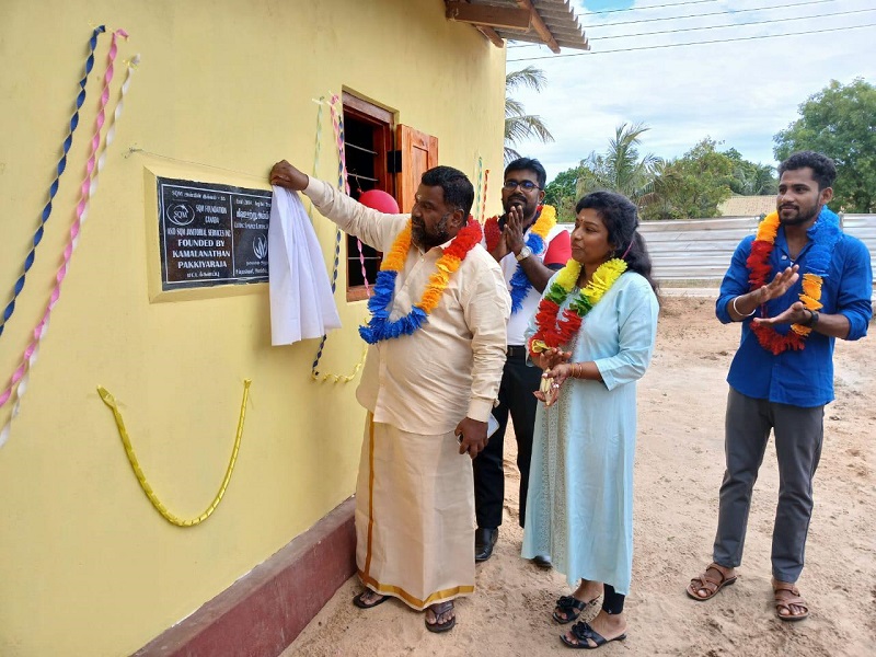 ஜீவ ஊற்று அன்பின் கரத்தினால் SQM Foundation Canada  நிதி அனுசரணையில்  கட்டப்பட்ட வீடு கையளிப்பு!