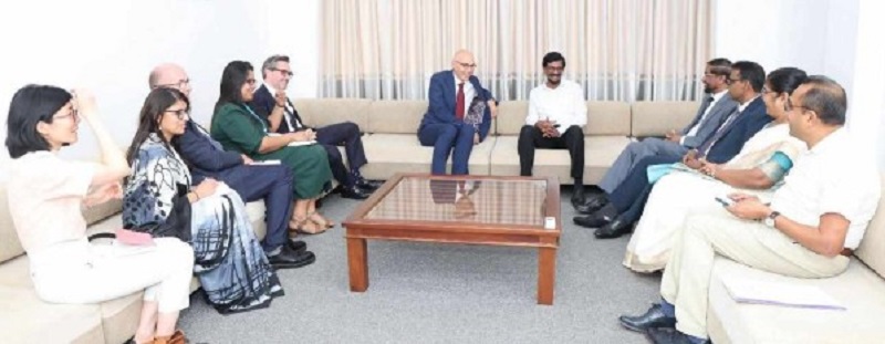 காணாமல் ஆக்கப்பட்டவர்களுக்கு நீதி தொடர்பில் ஜேவிபியிடம் கலந்துரையாடிய ஐ.நா ஆணையாளர்!