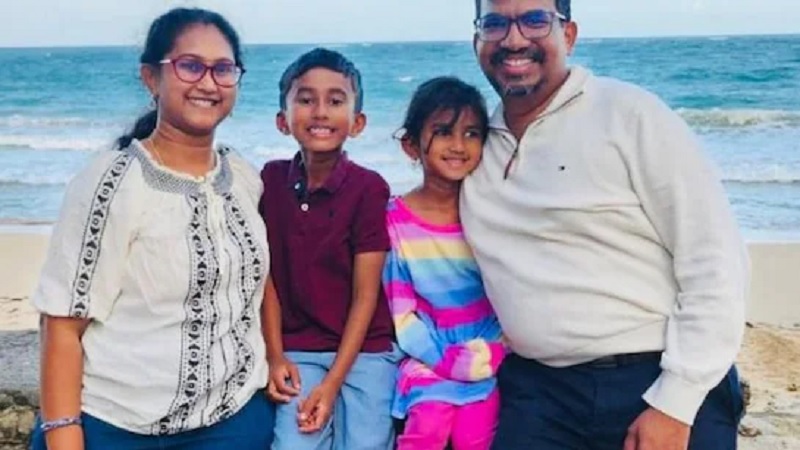 அமெரிக்காவில் நடந்த வாகன விபத்தில் இந்திய வம்சாவளி குடும்பம் மரணம்