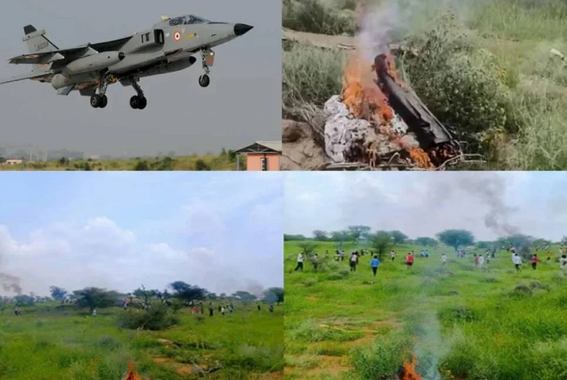 விபத்துக்குள்ளான இந்தியப் போர் விமானம் - இரு விமானிகள் மரணம்