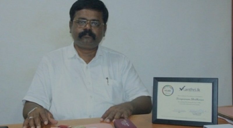 இலங்கையின் அதி சிறந்த நாடாளுமன்ற உறுப்பினராக சிறீதரன் தெரிவு!