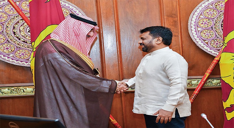 சவுதி அபிவிருத்தி நிதியத்தின் (SFD) தலைமை நிர்வாக அதிகாரியை சந்தித்தார் ஜனாதிபதி!