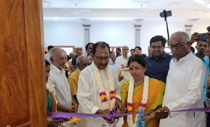 நாவற்குழி திருவாசக அரண்மனை வளாகத்தில் சிவபூமி திருவாசக அரங்கம் மண்டபம் திறந்து வைப்பு!