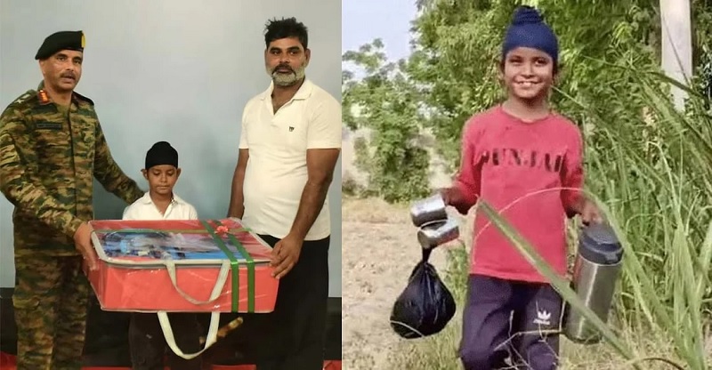 பஞ்சாபில் ஒரு சிறுவனின் கல்வி செலவுகளை ஏற்ற இந்திய இராணுவம்