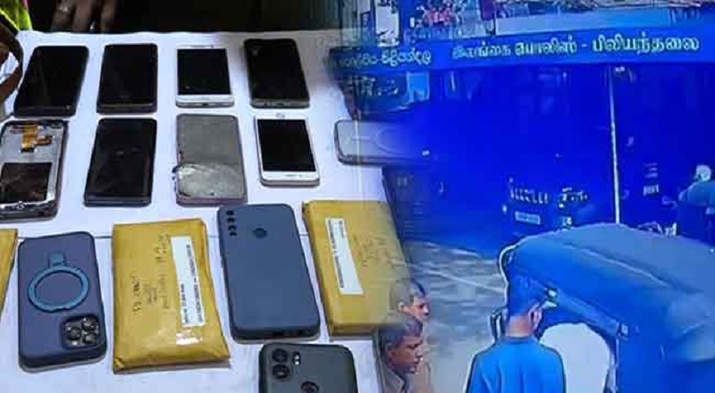 பெண்களின் கைப்பைகள் மற்றும் கையடக்கத் தொலைபேசிகளைக் கொள்ளையடித்த இருவர் கைது!