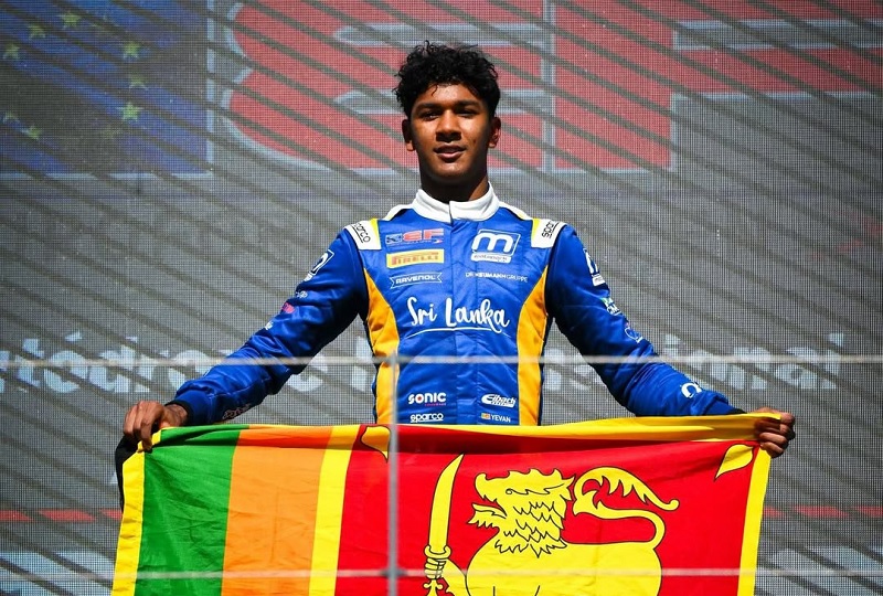 FIA Formula 3 சீசனில் பங்கேற்கும் முதல் இலங்கையர்