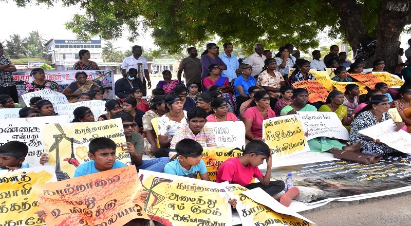 மன்னாரில் 14 ஆவது நாளாக தொடரும் போராட்டம் - வங்காலை,தலைமன்னார் கிராம மக்கள் பங்கேற்பு!