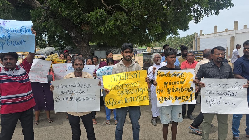 காற்றாலைக்கு எதிராக 16 ஆவது நாளாகவும் தொடரும் போராட்டம்!