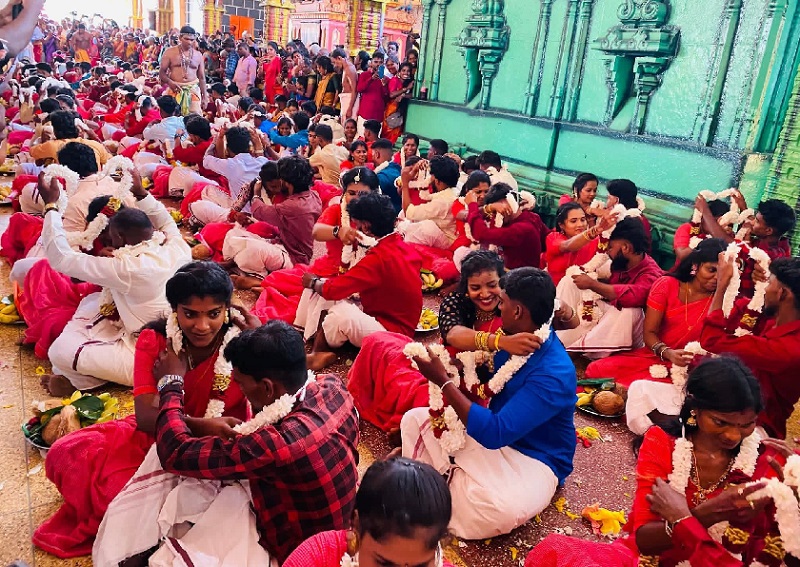 செல்வச்சந்நிதி ஆலயத்தில் நடத்தி வைக்கப்பட்ட 108 திருமணம்!