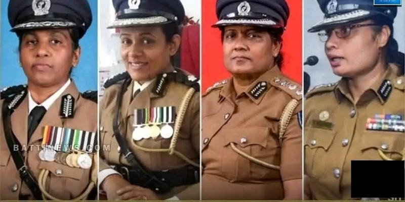 இலங்கை வரலாற்றில் முதல் முறையாக நான்கு பெண் துணை காவல் துறைத் தலைவர்கள் நியமனம்
