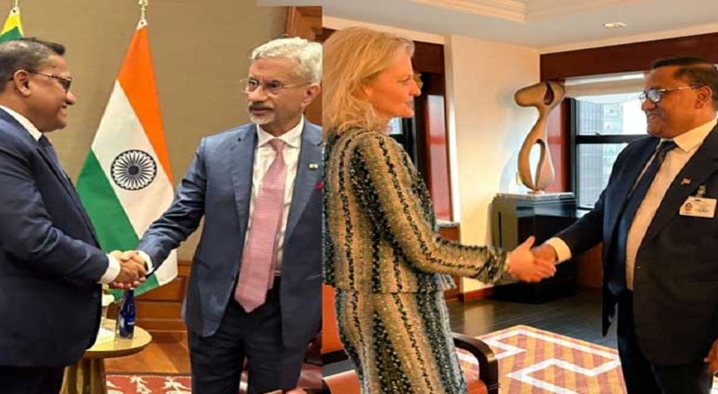 விஜித ஹேரத் மற்றும்  இந்திய வெளியுறவு அமைச்சர் ஜெய்சங்கருக்கும் இடையில் சந்திப்பு!