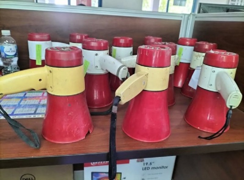 ஒலிபெருக்கிகளை பயன்படுத்தி வியாபாரம் செய்ய தடை!