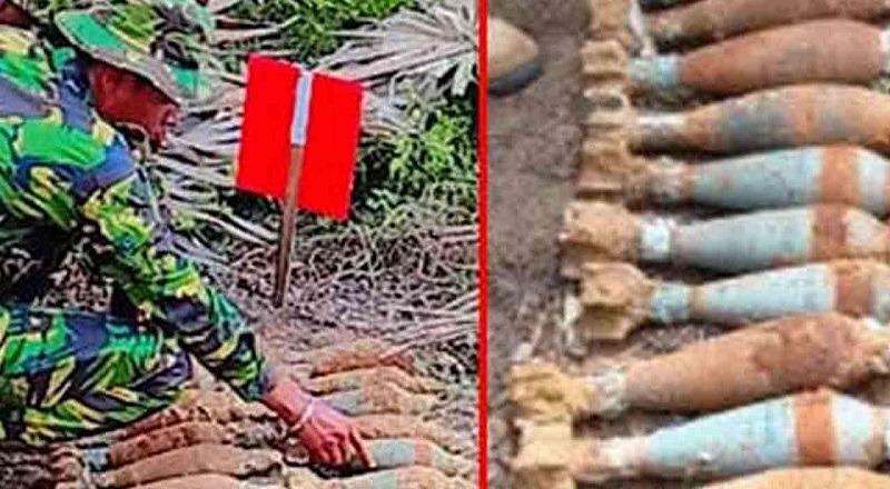 முகமாலை பகுதியில் இருந்து மோட்டார் குண்டுகள் மீட்பு!