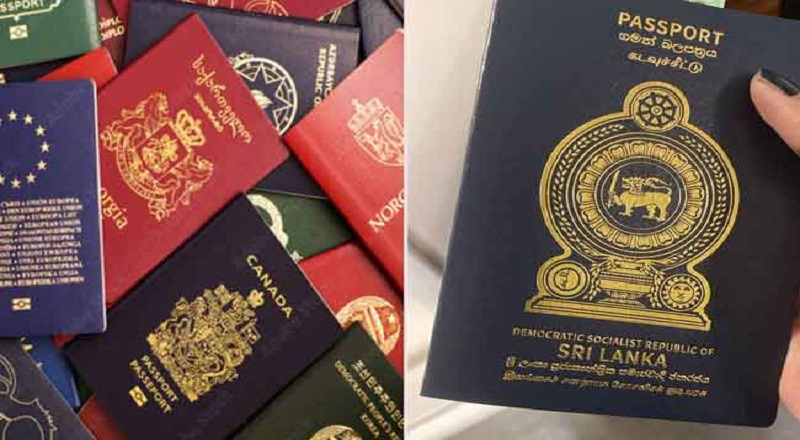 ஹென்லி கடவுச்சீட்டு தரவரிசையில் இலங்கை கடவுச்சீட்டிற்கு பின்னடைவு!