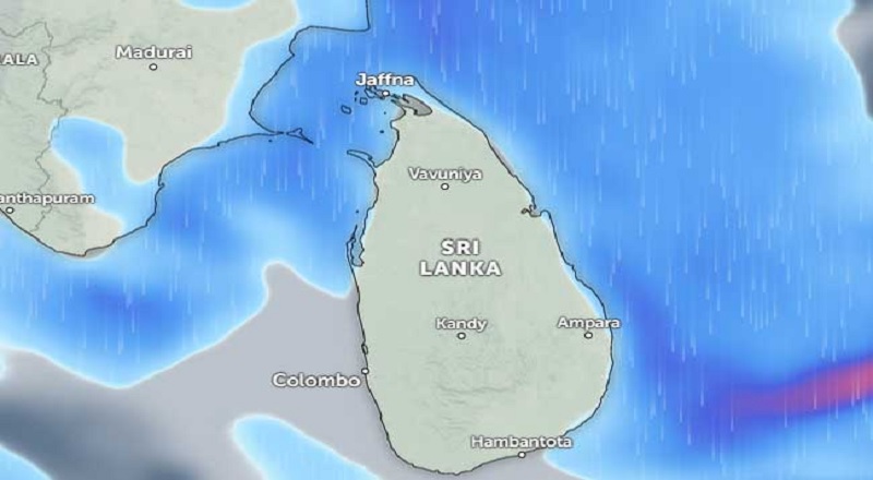 நாட்டின் பல பகுதிகளிலும் 100மில்லிமீற்றர் மழை பெய்யும்!