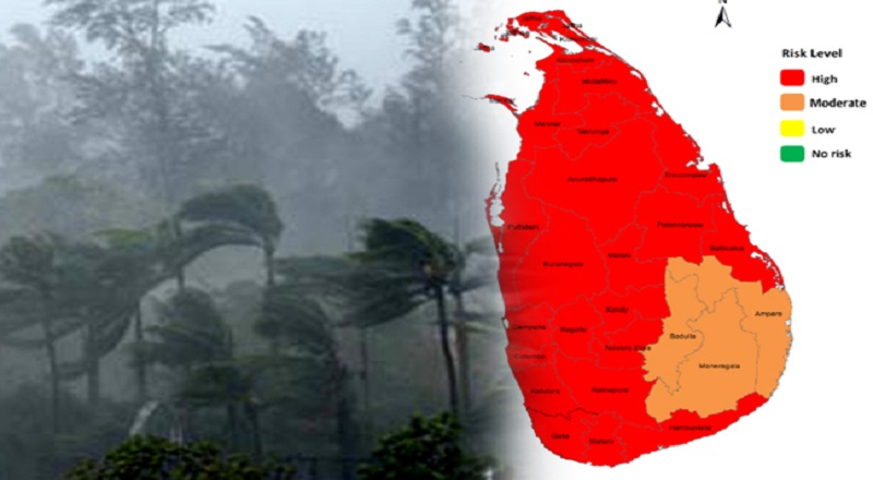 மோந்தா சூறாவளி - நாட்டின் பல பகுதிகளில் பலத்த காற்று வீசும்!