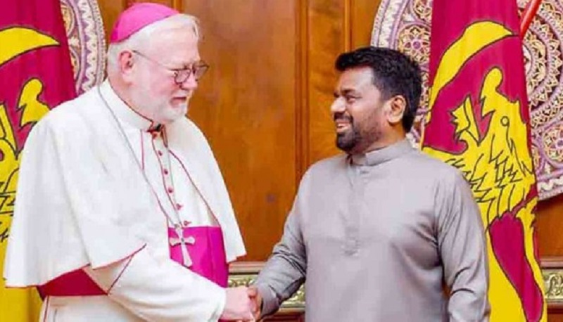 இலங்கைக்கு வத்திக்கான் தொடர்ந்து ஆதரவளிக்கும்: ஜனாதிபதியிடம் பேராயர் போல் ரிச்சர்ட்