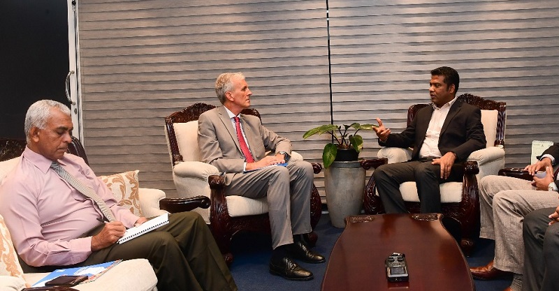 உலக உணவுத் திட்டத்தின் பிரதிநிதி சுகாதார அமைச்சர் இடையே சந்திப்பு!