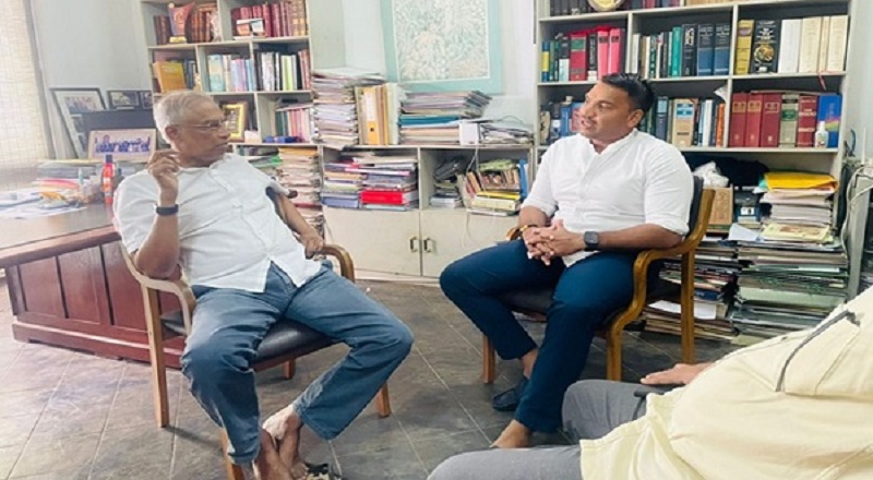 எம்.ஏ. சுமந்திரனை சந்தித்தார் நாமல் ராஜபக்ச!