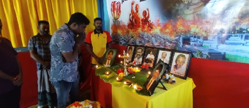 வவுனியாவில்  அனுஷ்டிக்கப்பட்ட மாவீரர் நினைவேந்தல் முதல்நாள் நிகழ்வு