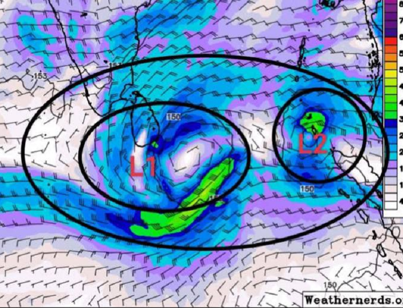 இரண்டு தாழமுக்கங்கள்: வடக்கு கிழக்கில் தொடரும் கன மழை