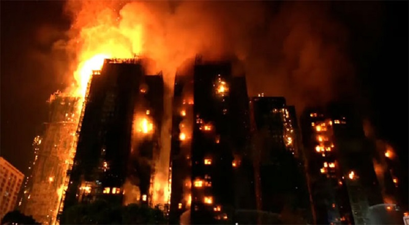 ஹொங்கொங் தீவிபத்து தொடர்பில் மூவர் கைது - இதுவரை 44 பேர் உயிரிழப்பு!