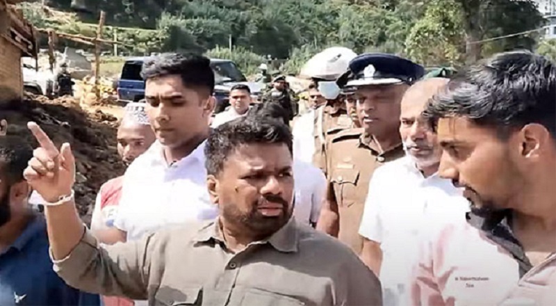 வெலிமடையில் நிலச்சரிவால் பாதிக்கப்பட்ட பகுதியை பார்வையிட்ட ஜனாதிபதி!