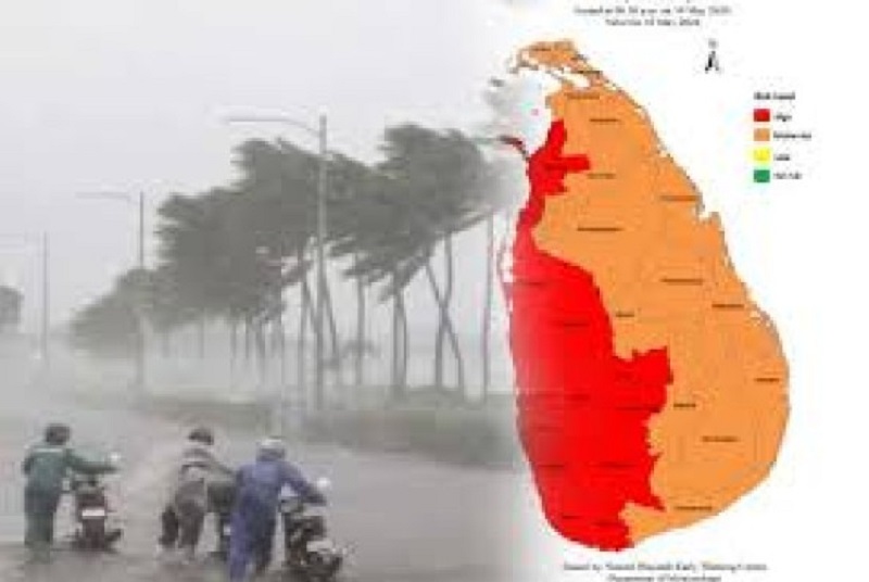 நான்கு மாவட்டங்களுக்கு  சிவப்பு எச்சரிக்கை விடுக்கப்பட்டுள்ளது!