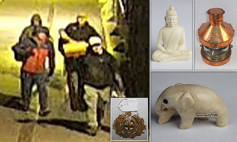 இங்கிலாந்தில் உள்ள பிரபல அருங்காட்சியகத்தில் கொள்ளை