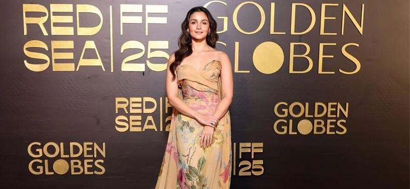 கோல்டன் குளோப் விருது பெற்ற பாலிவுட் நடிகை ஆலியா பட்