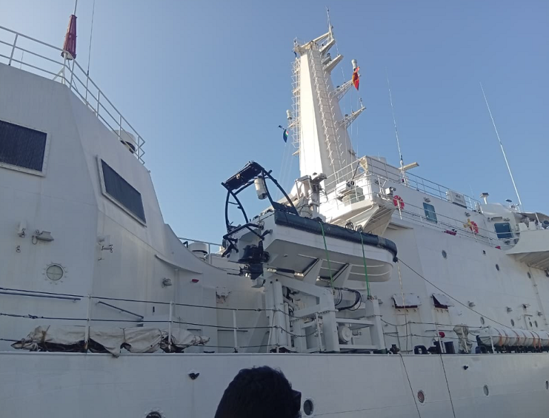 மற்றுமொரு தொகுதி நிவாரண பொதிகளுடன் நாட்டை வந்தடைந்த இந்திய கப்பல்!