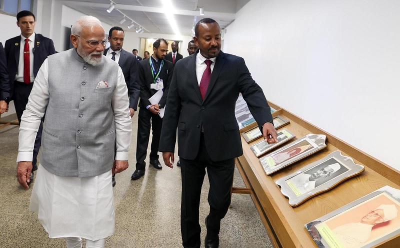 பயங்கரவாதம் குறித்து எத்தியோப்பியாவிற்கு நன்றி தெரிவித்த பிரதமர் மோடி