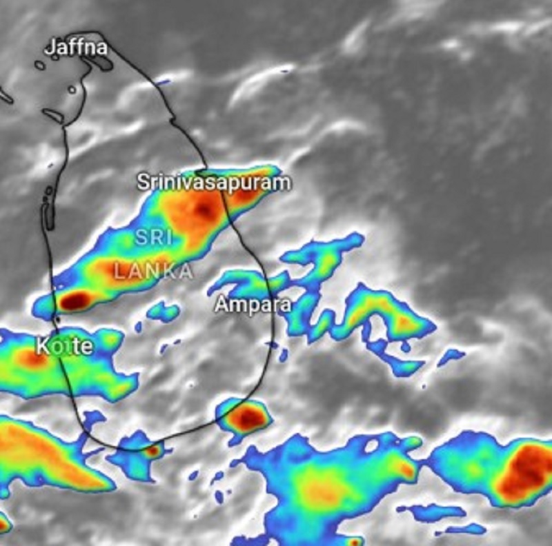 கிழக்கில் வெள்ள அபாய எச்சரிக்கை! 20ம் திகதி இரவு வரை மழை கிடைக்கும்