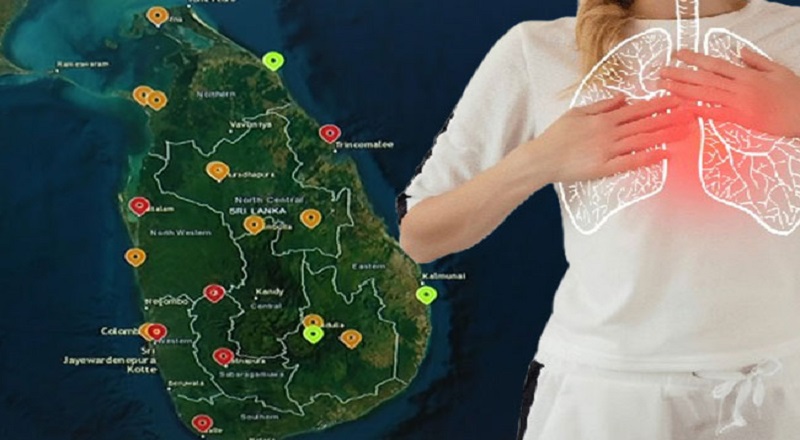 நாடளாவிய ரீதியில் காற்றின் தரத்தில் ஏற்பட்டுள்ள பாதிப்பு!