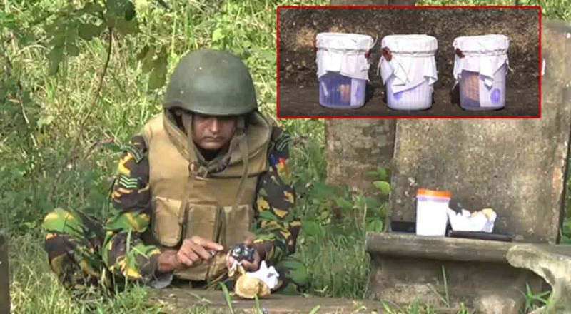 அனுராதபுரத்தில் வீட்டில் மறைத்து வைக்கப்பட்டிருந்த வெடிகுண்டு மீட்பு!