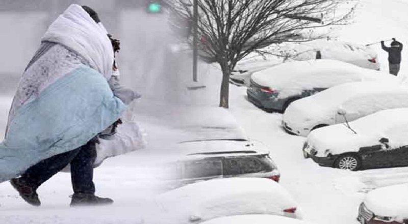 அமெரிக்காவில் கொட்டி தீர்க்கும் பனி : 200 மில்லியனுக்கும் அதிகமான மக்கள் பாதிப்பு!