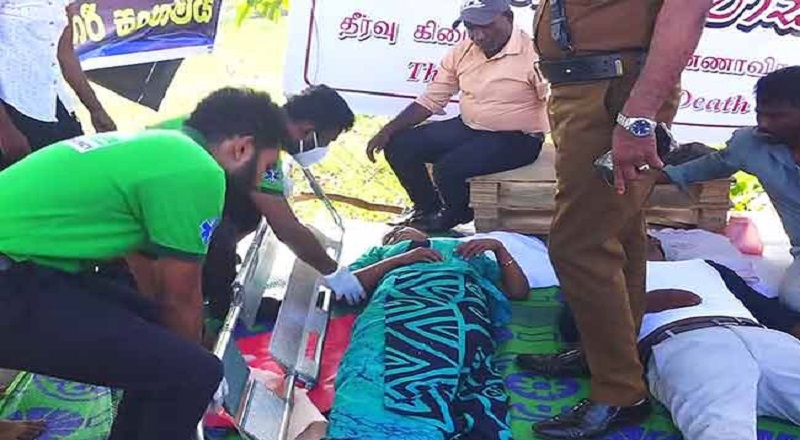 நிரந்தர வேலைவாய்ப்பு கோரி ஜனாதிபதி செயலத்திற்கு முன் உணவு தவிர்ப்பு போராட்டம் - ஒருவர் வைத்தியசாலையில்!