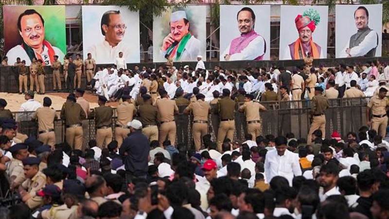 விமான விபத்தில் உயிரிழந்த மகாராஷ்டிர துணை முதல்வரின் இறுதிச் சடங்கு இன்று