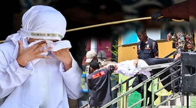 இந்தோனேசியாவில் திருமணத்தை மீறிய உறவு - 140 சவுக்கடிகளை பெற்ற தம்பதி!