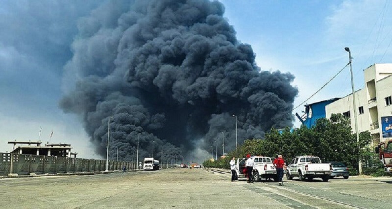 ஈரானின் தெற்குப் பகுதியில் ஏற்பட்ட பாரிய வெடி விபத்து